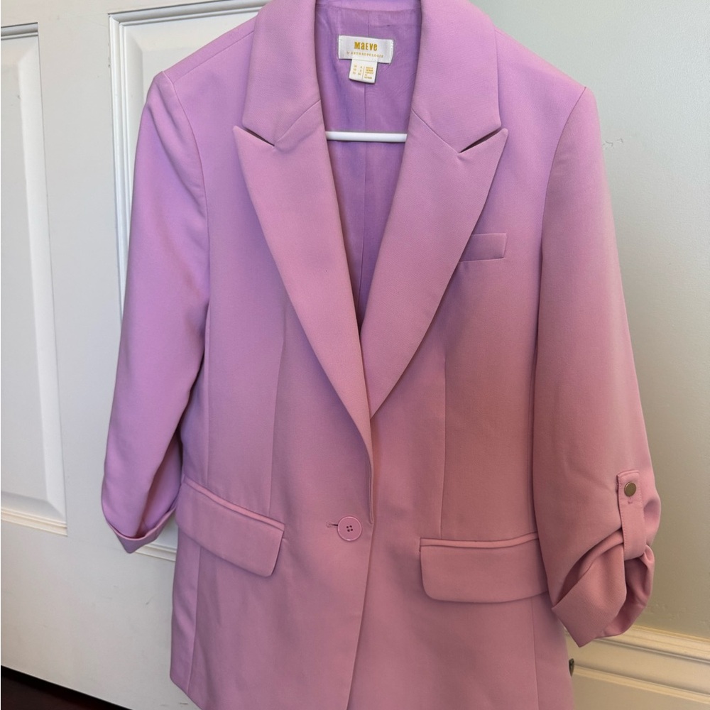 Anthropologie Lavender Blazer